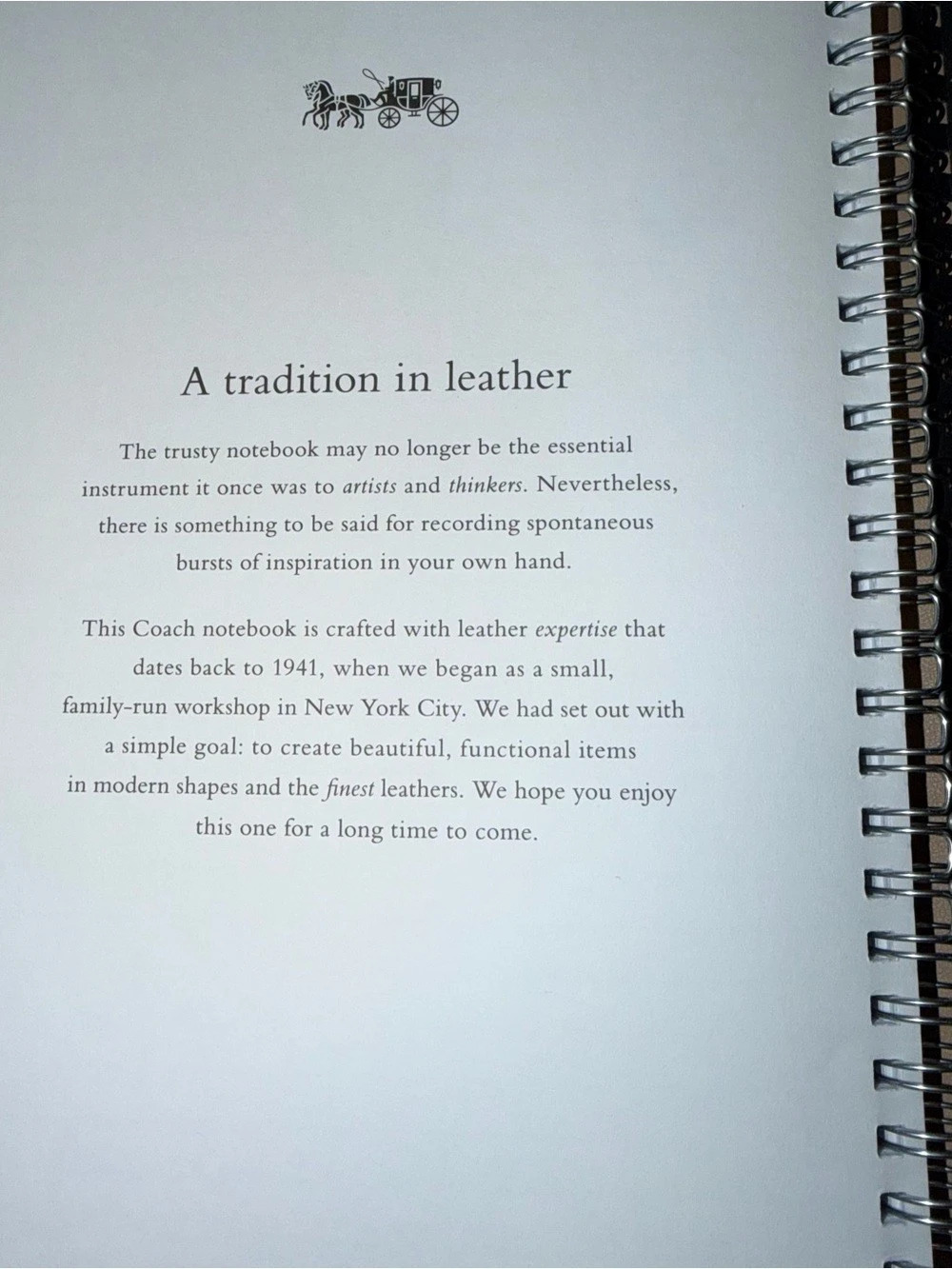 Coach Rocket Notebook Cover in White NWT - Picture 7 of 8